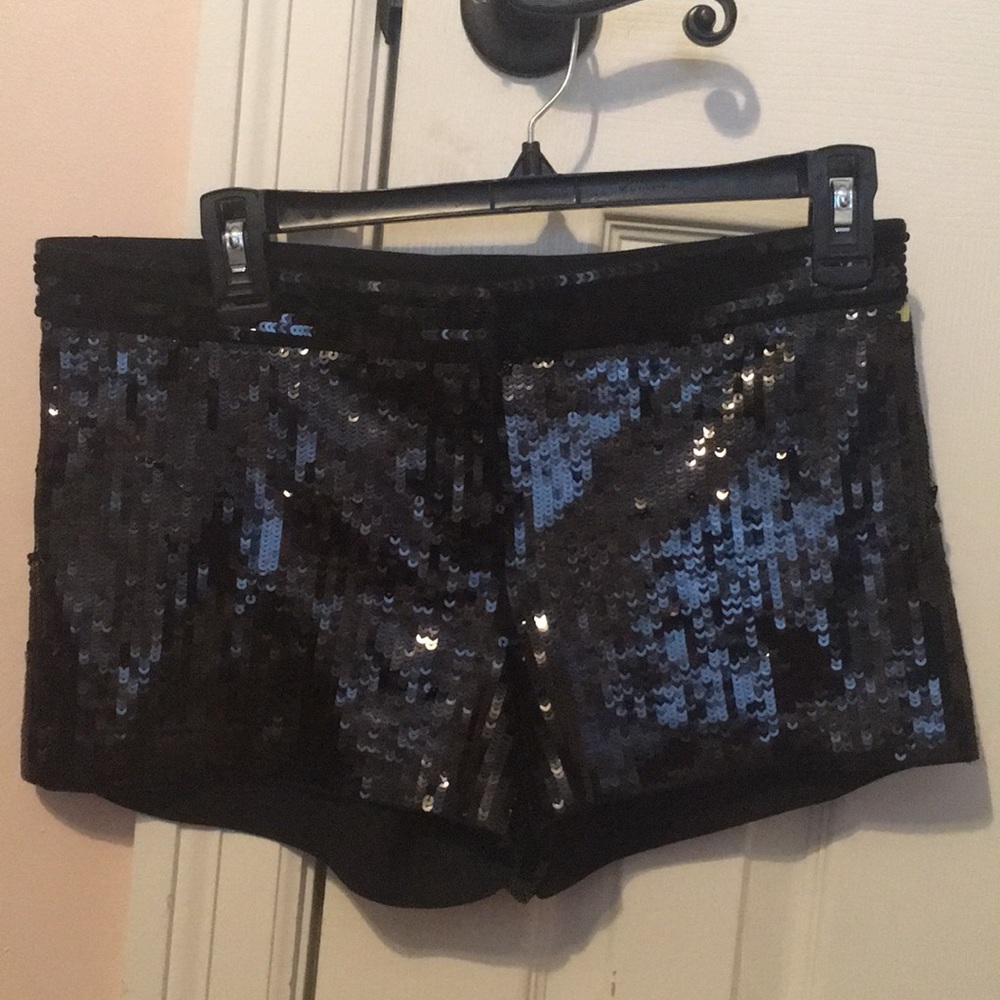 Express sequin shorts